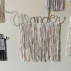 Wander Wall Decor Custom Macrame Wool Art
